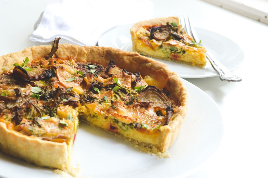 Brie, Beetroot and Thyme Tart Tenement Kitchen